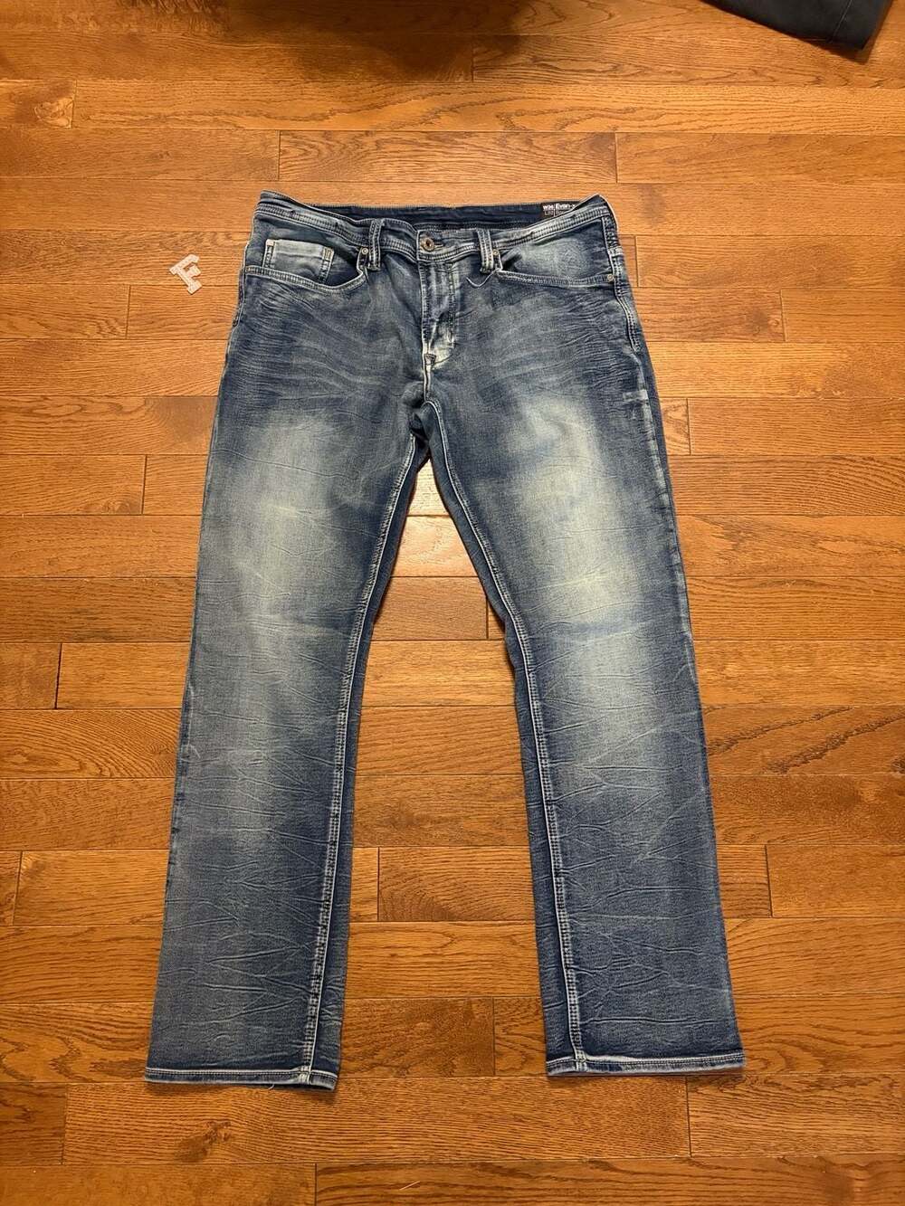 Buffalo David Bitton Evan-X Basic Slim Stretch Jeans Size 36x32 Blue